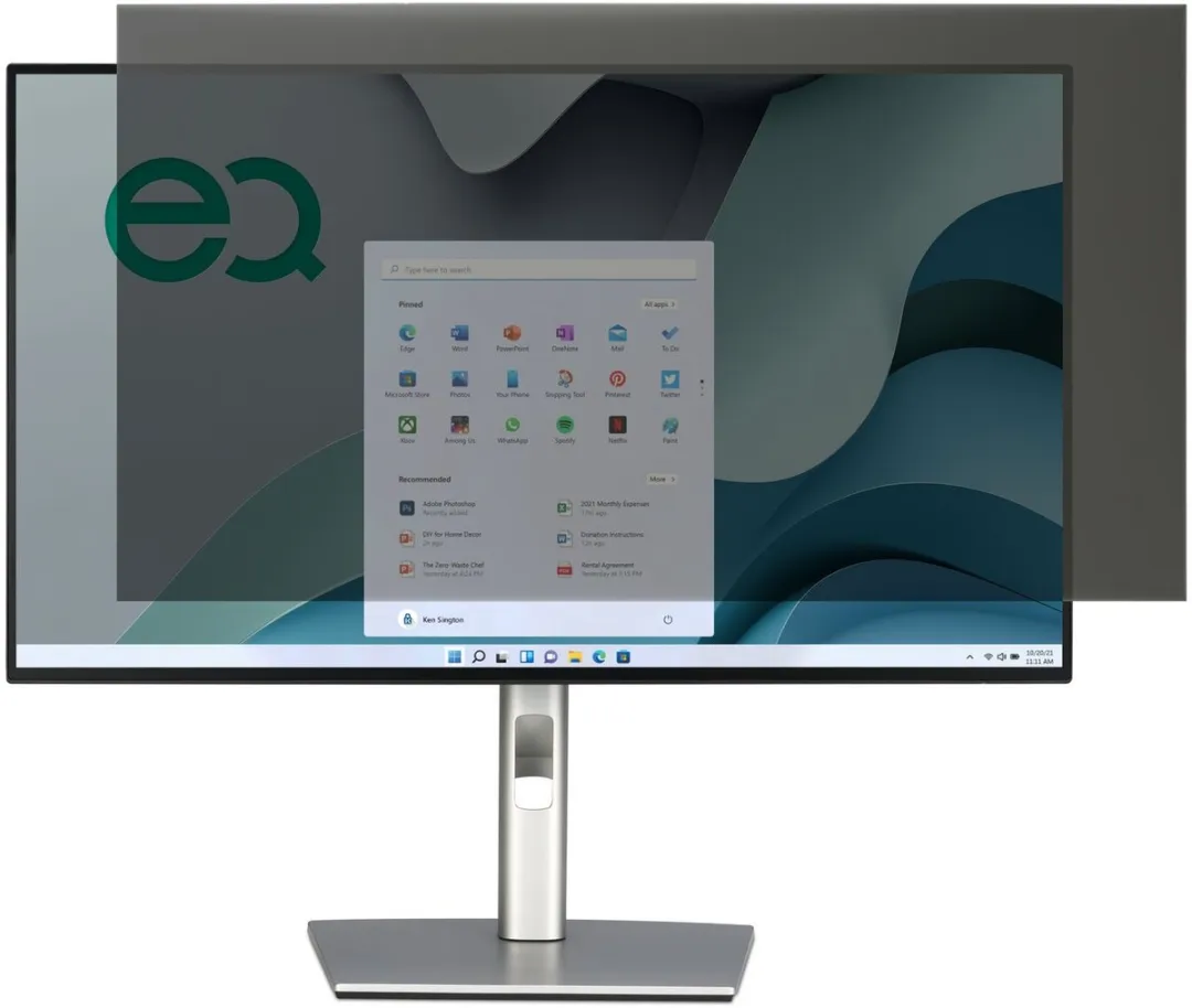 Kensington EQ215A169E Privacyfilter 21,5" 16:9