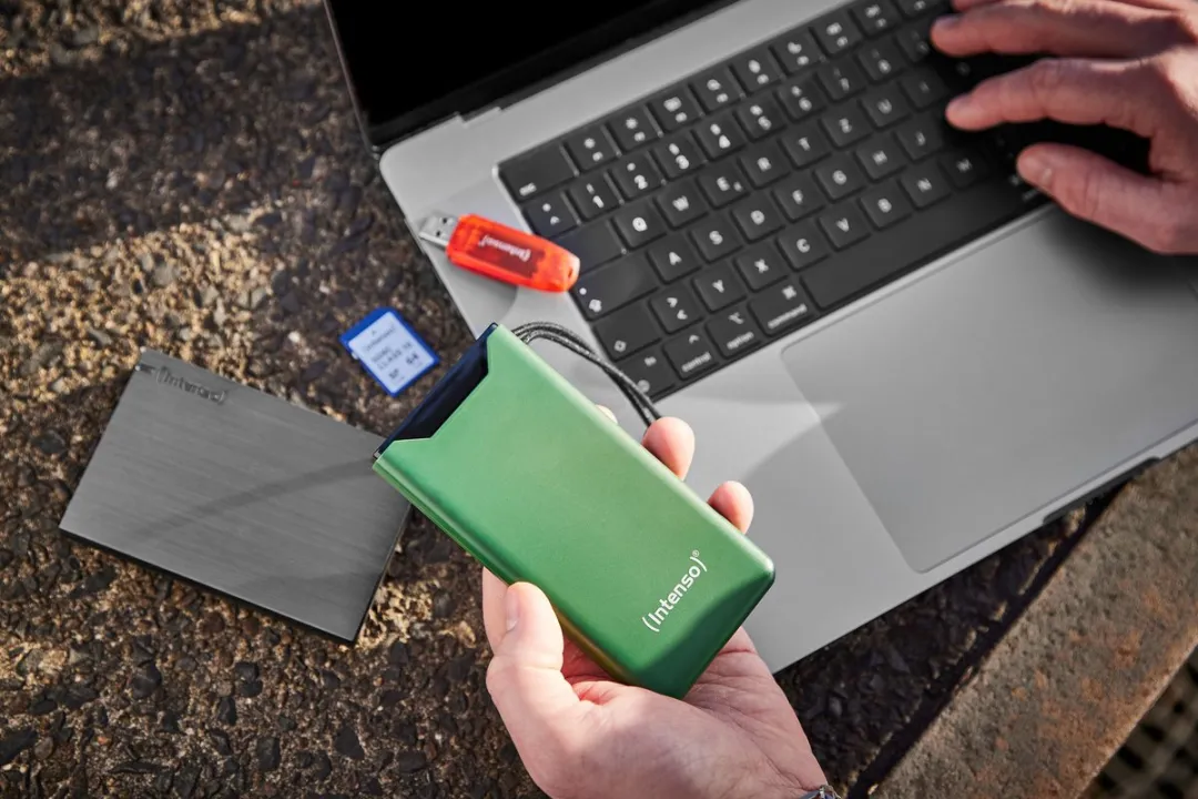 Intenso F10000 Powerbank 10.000mAh - 20W - Groen
