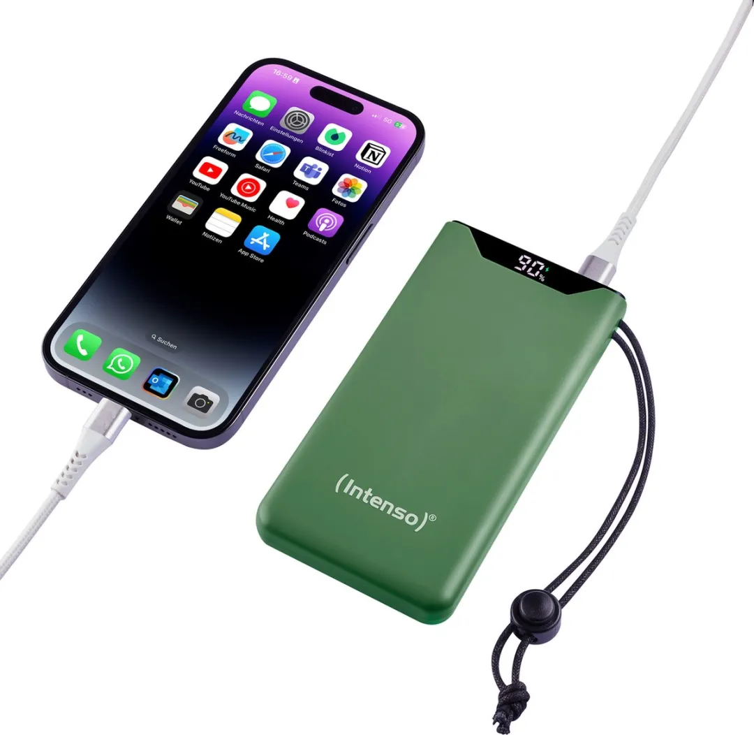 Intenso F10000 Powerbank 10.000mAh - 20W - Groen