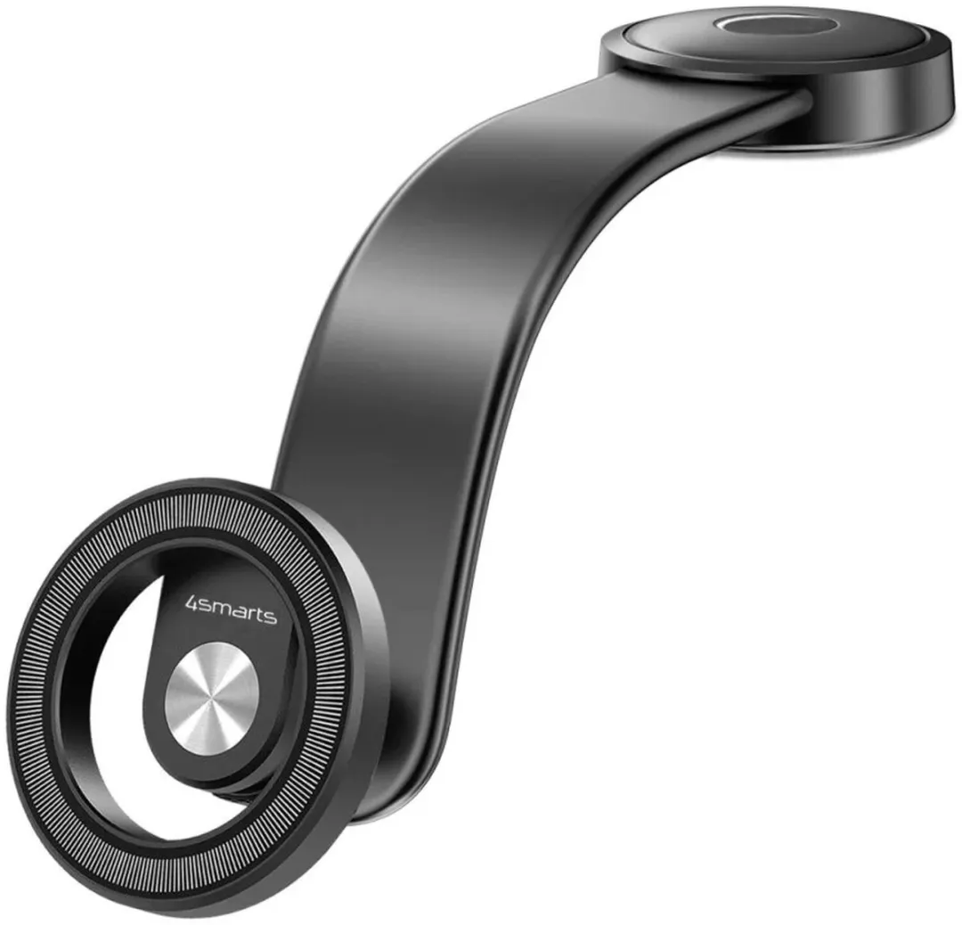 4smarts Magnet Flex - Magnetische Telefoonhouder Auto - Compatibel met MagSafe - Zwart