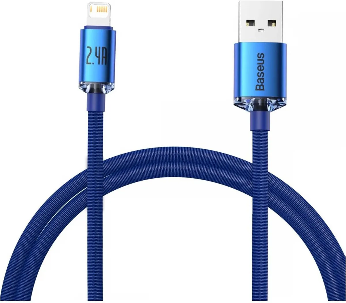 Baseus Data Cable Crystal Shine CAJY000003 USB-Lightning 2.4A