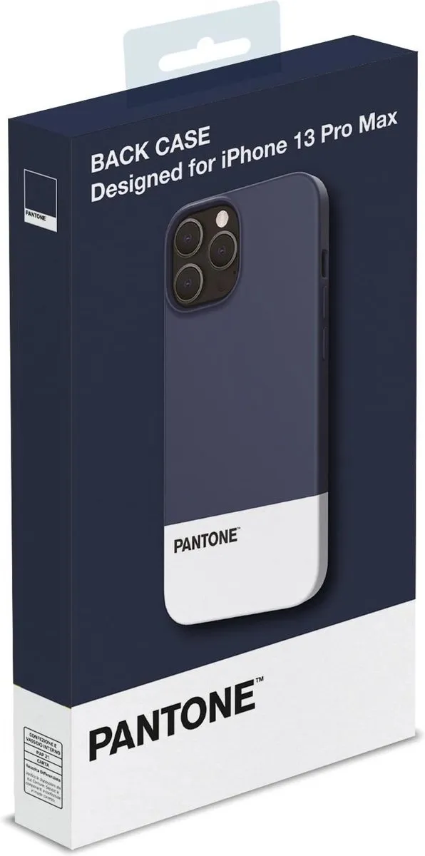 Celly Pantone Back Cover iPhone 13 Pro Max PT-PC1009N - Blauw