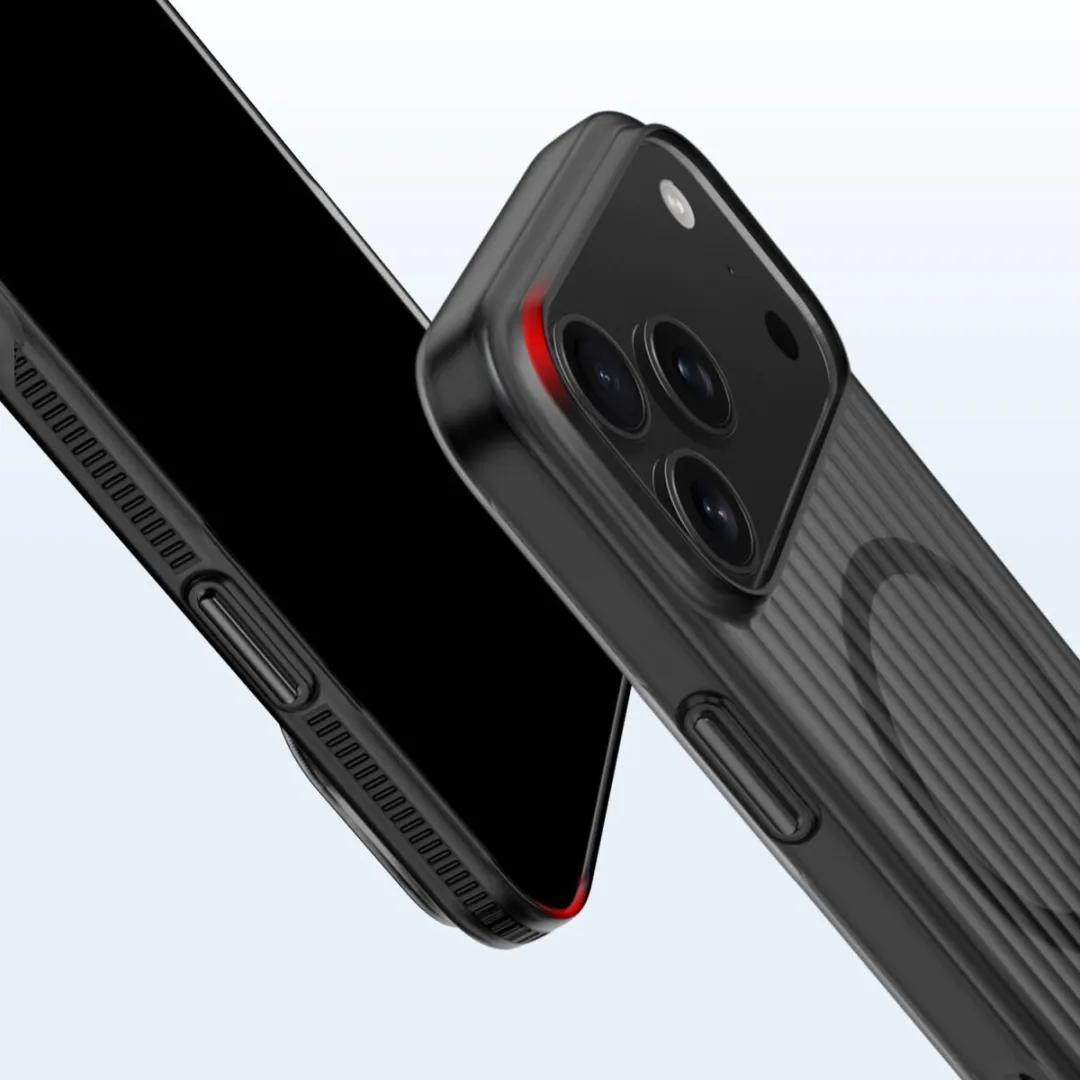 4Smarts 541641 Hoes iPhone 17 Pro - Zwart/Transparant