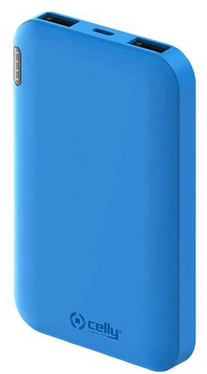 Celly Shock Powerbank 5000mAh - Blauw