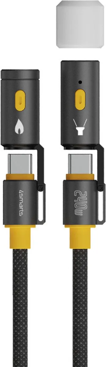 4Smarts USB-C 240W 3-in-1 Kabel 1.5M