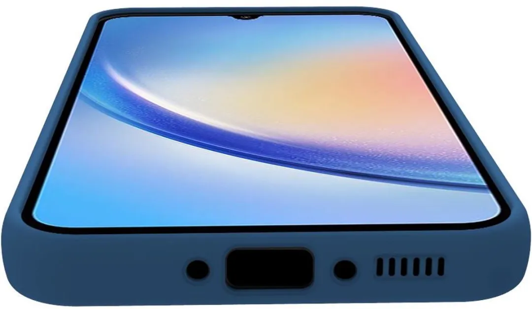Celly Cromo Siliconen Hoesje Samsung Galaxy A34 - Blauw - MPN 8021735200703