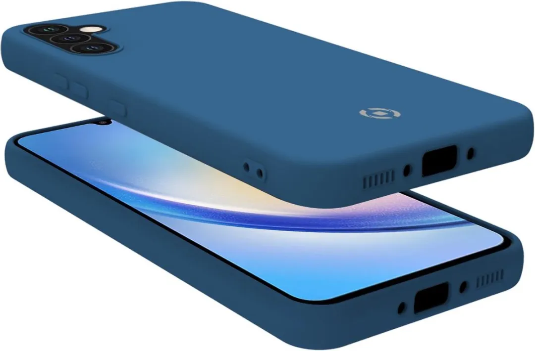 Celly Cromo Siliconen Hoesje Samsung Galaxy A34 - Blauw - MPN 8021735200703