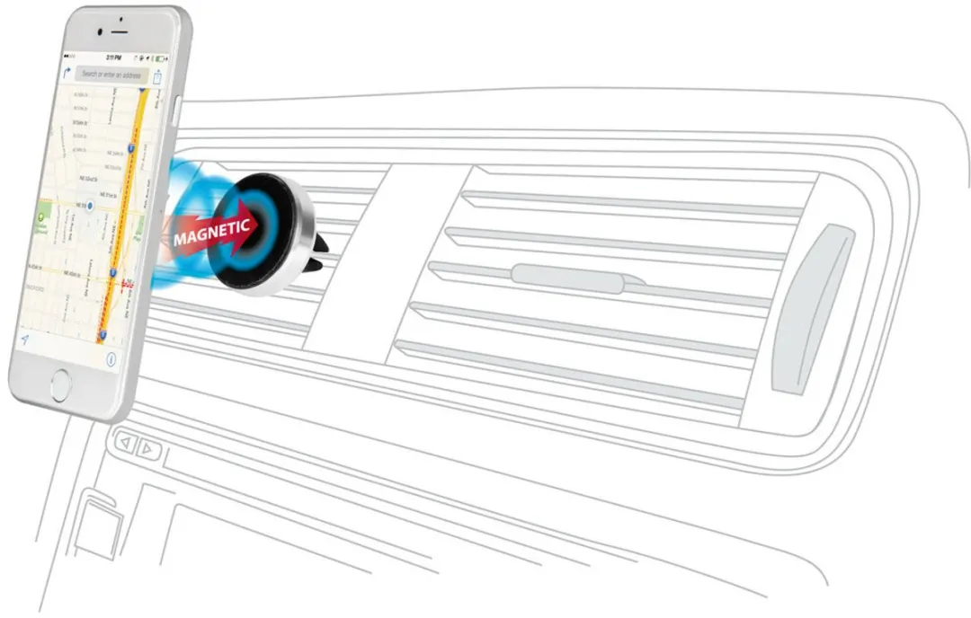Lampa MAGNETO Clip Telefoonhouder 42.72525 - Zwart