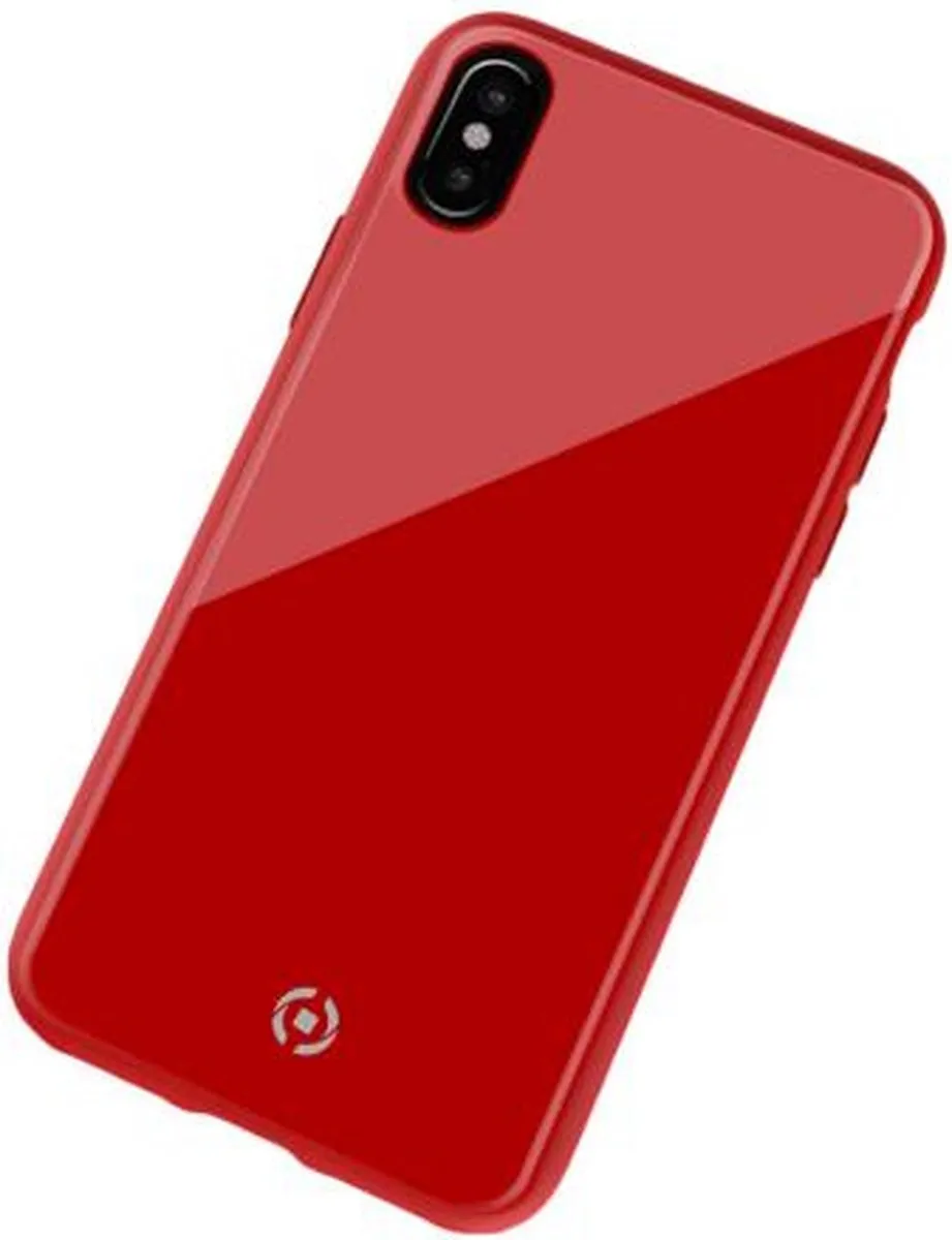 Celly Diamond Hoes iPhone Xs Max - Rood