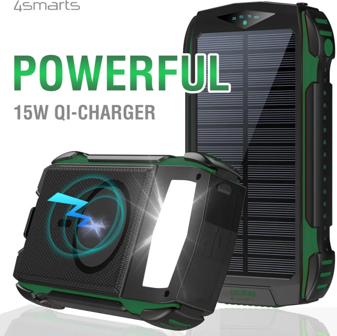4Smarts UltiMag TitanPack Powerbank 20000mAh - 20W - Groen