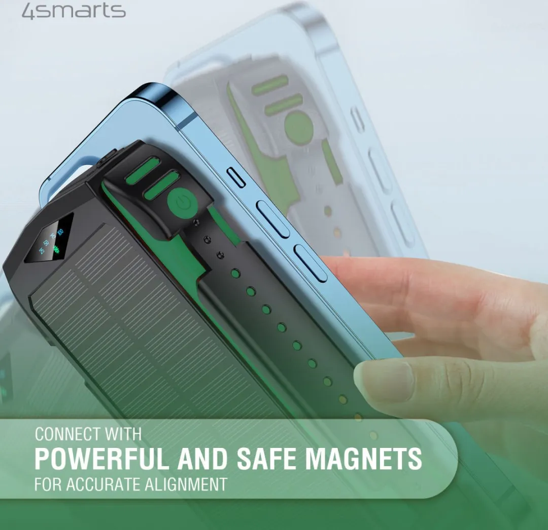 4Smarts UltiMag TitanPack Powerbank 20000mAh - 20W - Groen