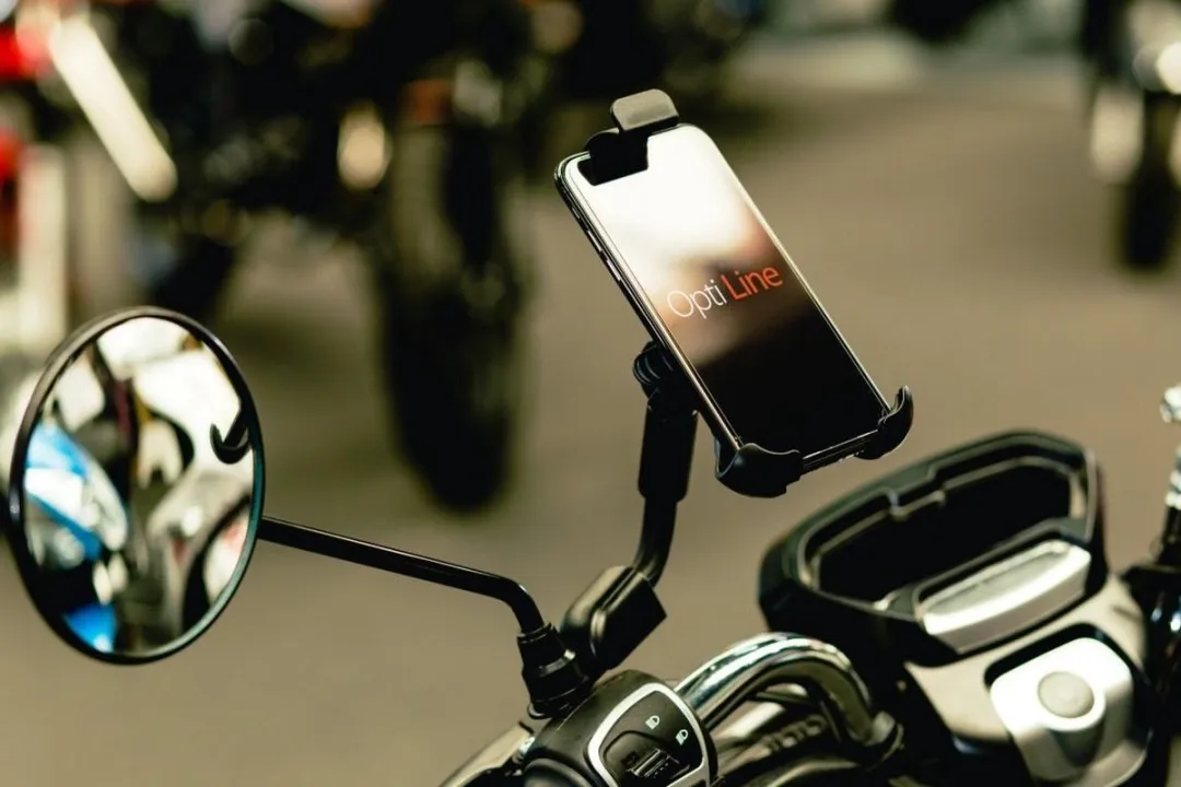 Lampa Opti-Arm Scooterspiegelhouder - Universele Smartphonehouder - Zwart