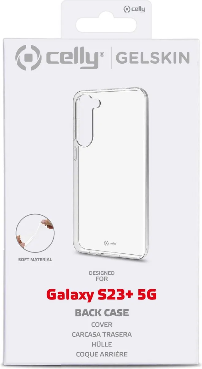 Celly Gelskin Siliconen Hoesje 8021735200482 - Transparant
