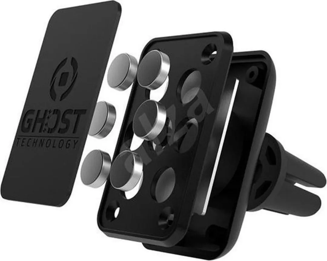 Celly Ghost Vent Magnetische Telefoonhouder - Zwart