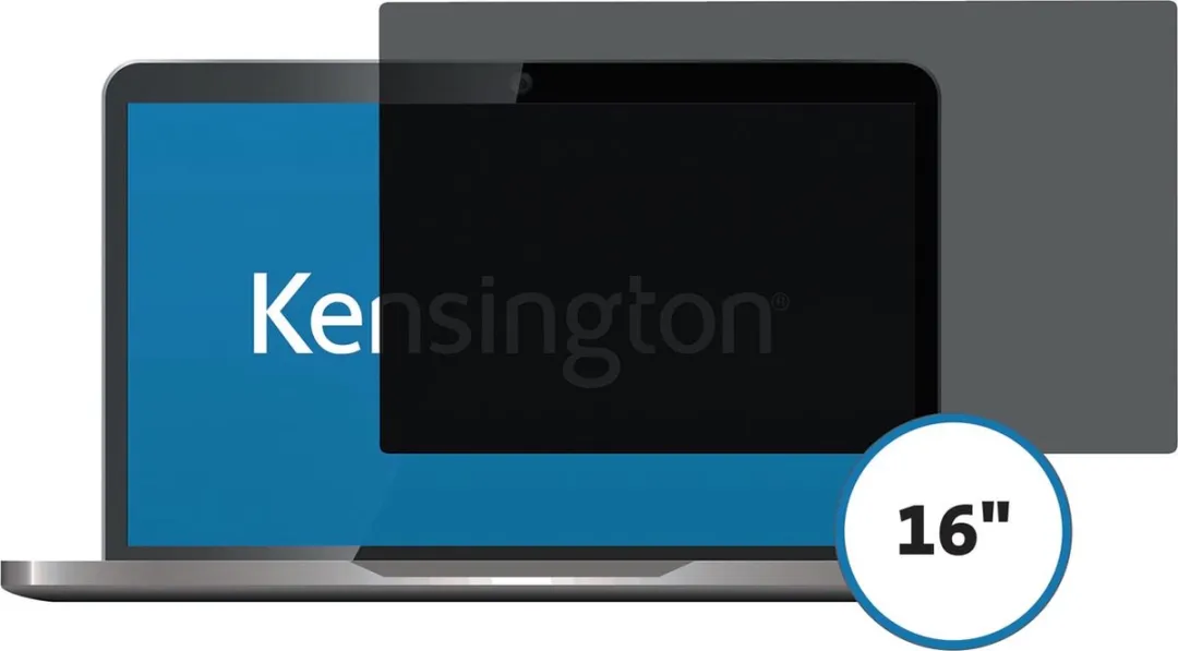 Kensington Privacy Filter 626471 - 16 Inch 16:9 - Zwart