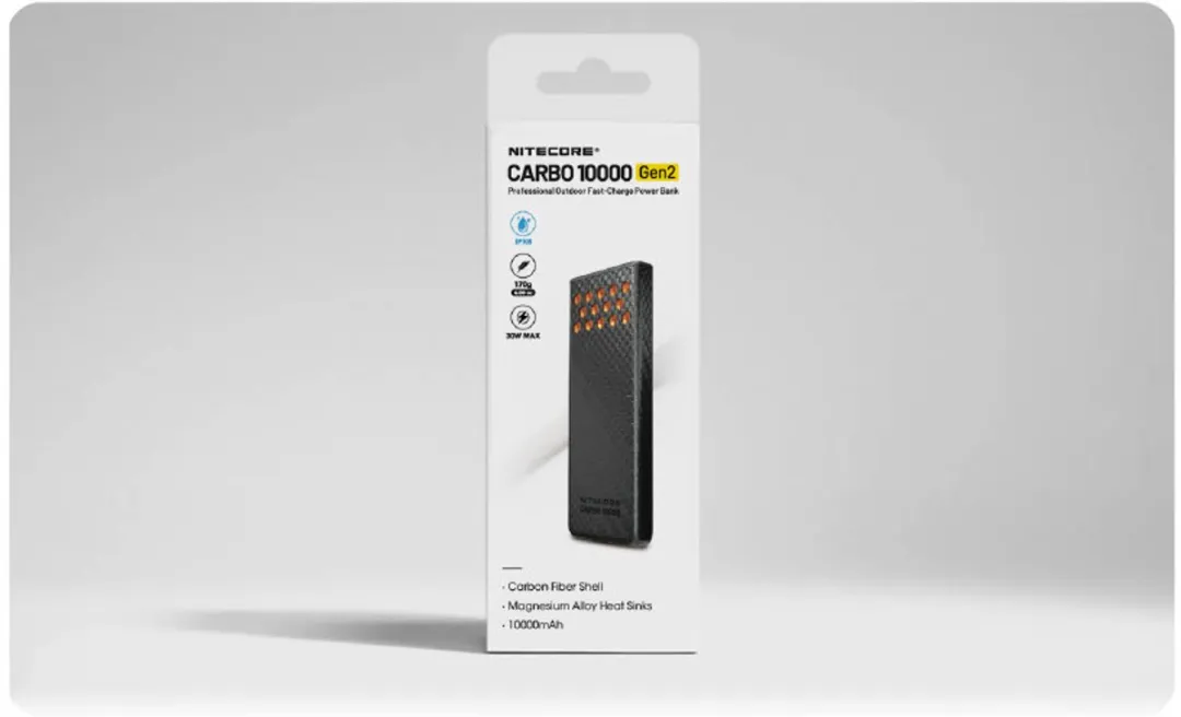 Nitecore CARBO 10000 Gen2 Powerbank Oranje