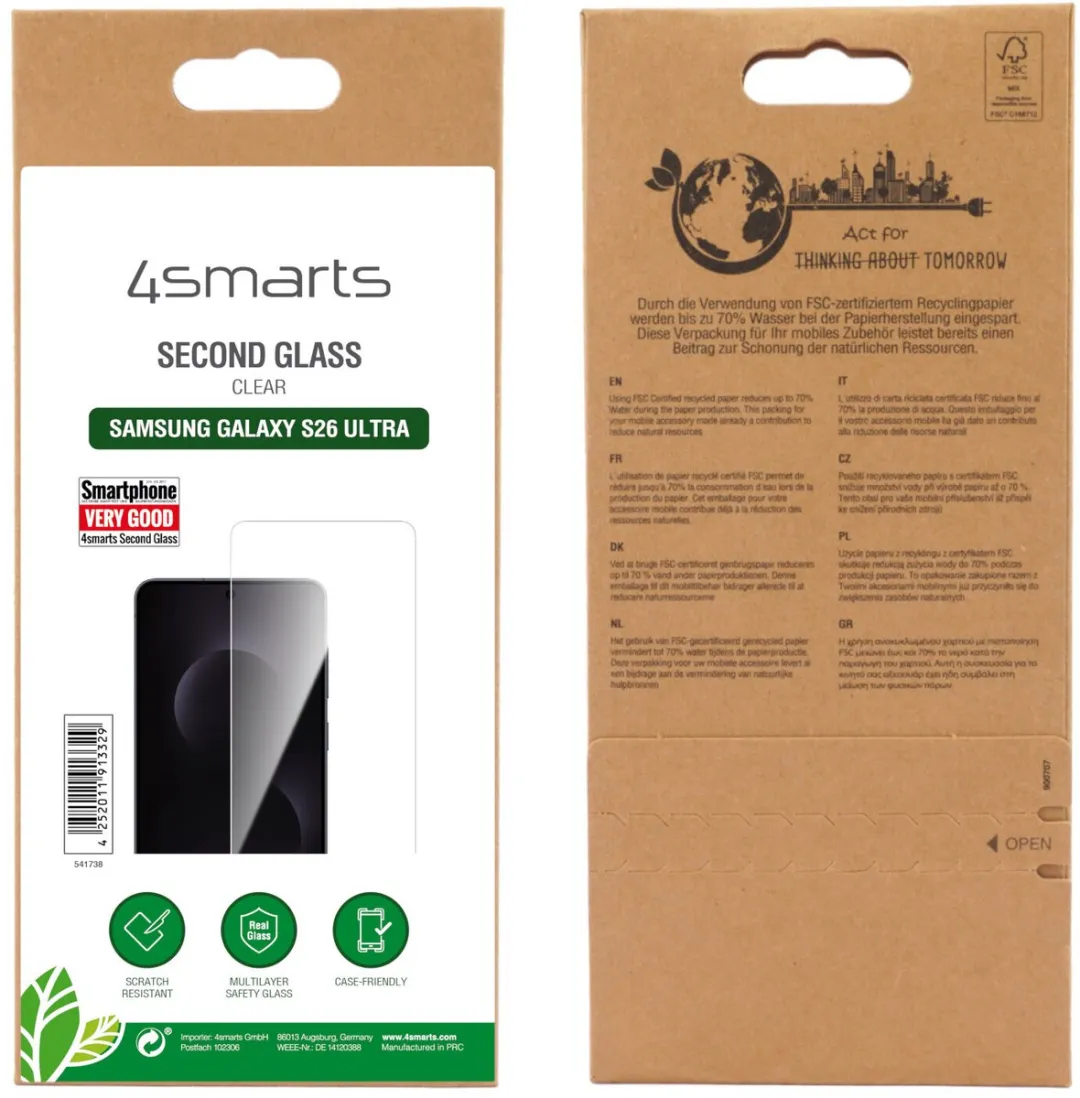4Smarts 541738 Schermbeschermer Samsung Galaxy S24 - Doorzichtig - afbeelding 6 van 6
