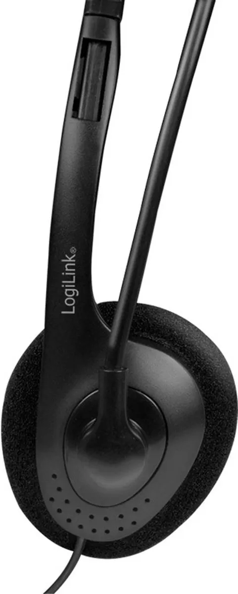 Logilink HS0052 On-Ear Headset - Zwart