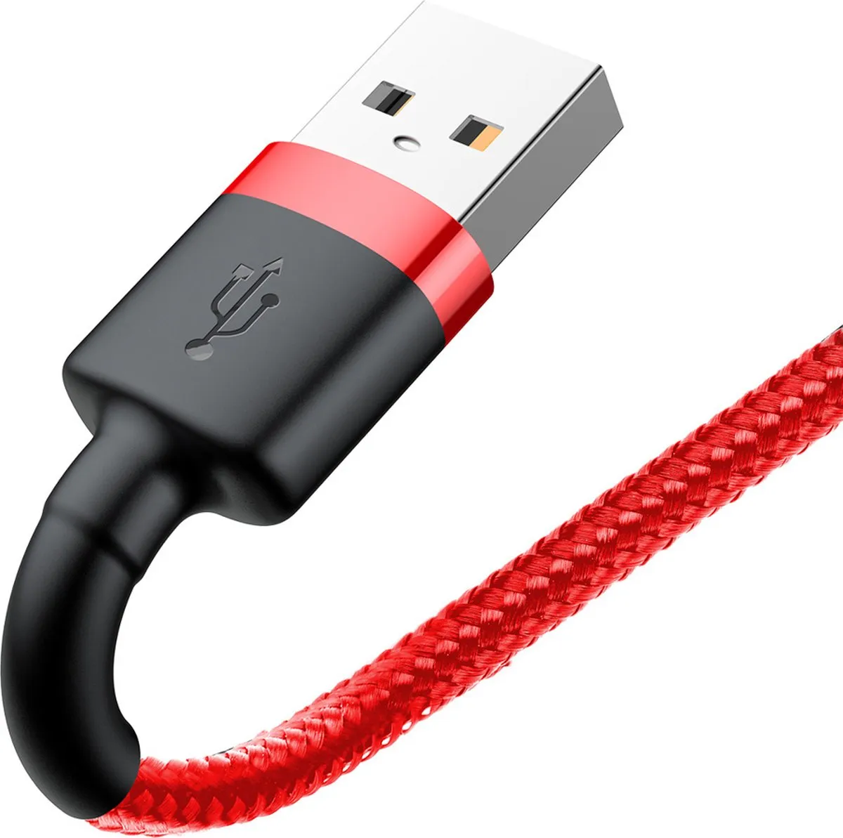 Baseus USB Lightning Kabel 1m - Rood