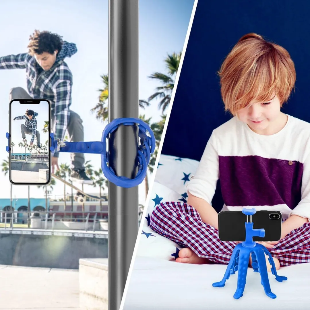 Celly Squiddymax Smartphonehouder Blauw - Universeel