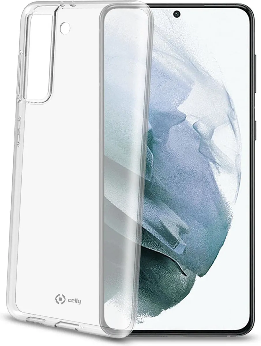 Celly Gelskin Siliconen Hoesje S21+ - Transparant
