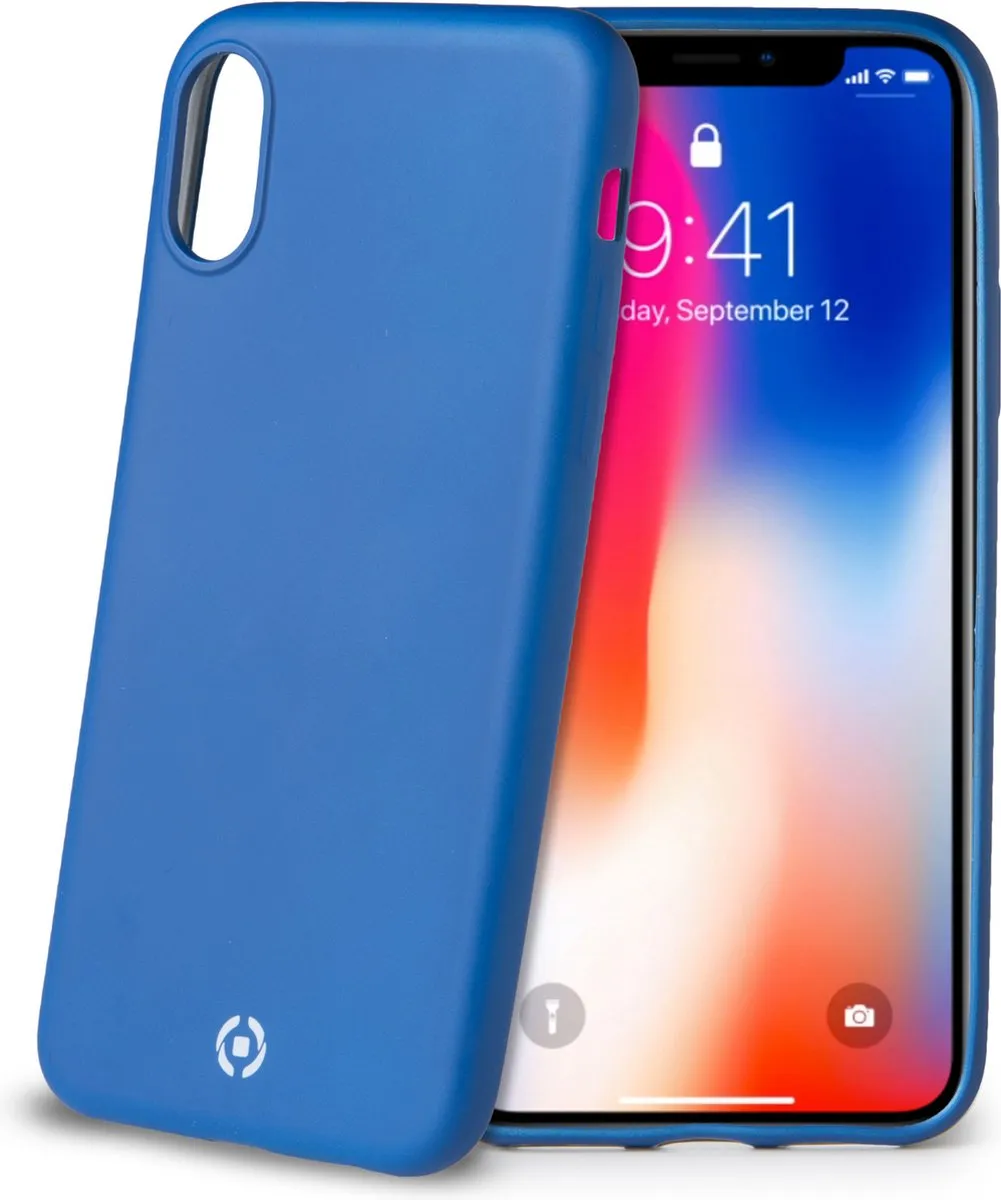 Celly Soft Matt iPhone X/Xs Hoesje