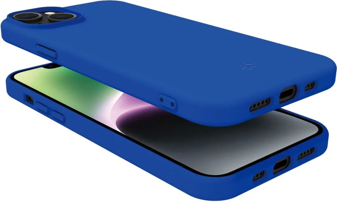 Celly Cromo Siliconen Hoesje iPhone 15 - Blauw - MPN 8021735205012