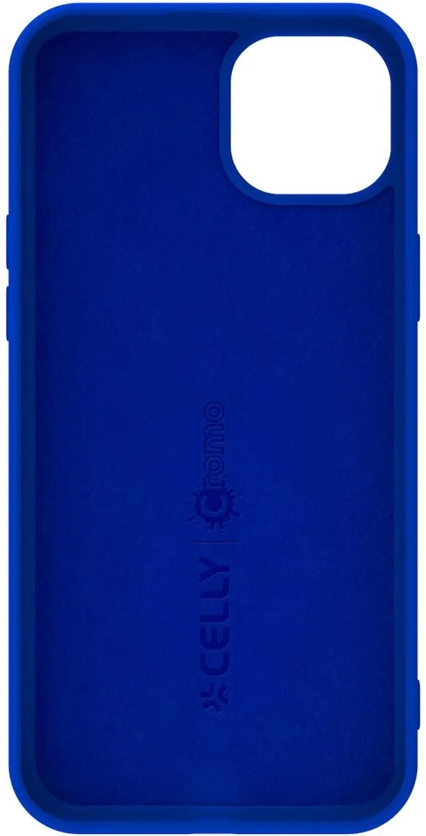 Celly Cromo Siliconen Hoesje iPhone 15 - Blauw - MPN 8021735205012