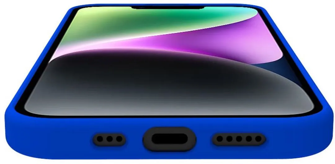 Celly Cromo Siliconen Hoesje iPhone 15 - Blauw - MPN 8021735205012