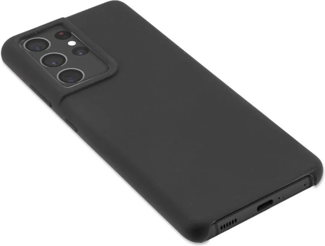 4Smarts Cupertino Hoesje Samsung Galaxy S21 Ultra - Zwart