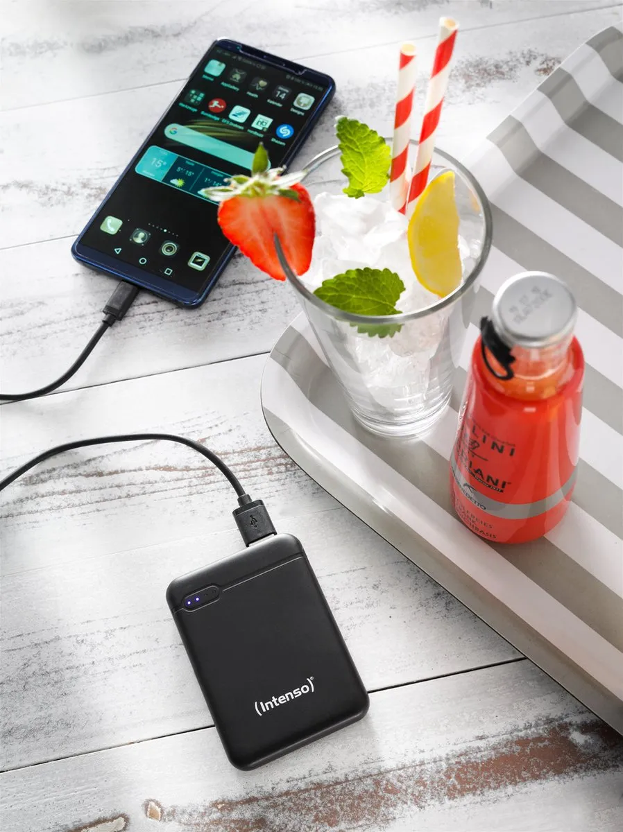Intenso Powerbank XS5000 5000mAh - USB-A/USB-C - Zwart