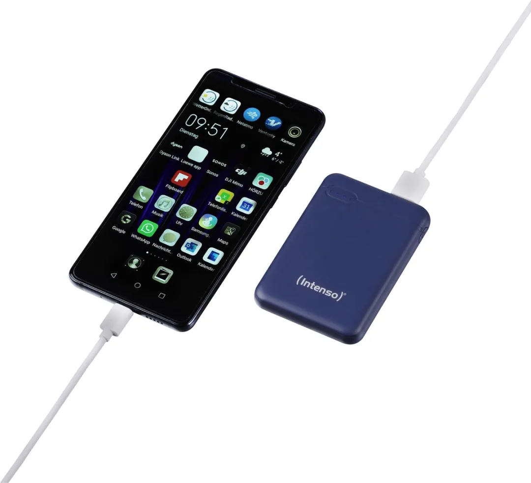 Intenso Powerbank XS5000 5000mAh - USB-A/USB-C - Blauw