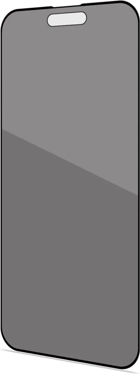 Celly Privacy Screenprotector Glas iPhone 15 Pro - Edge-to-Edge - afbeelding 5 van 6