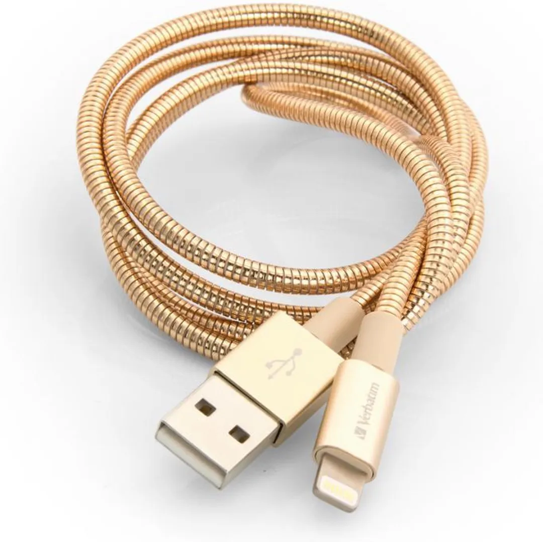Verbatim Lightning Kabel 100cm - Goud