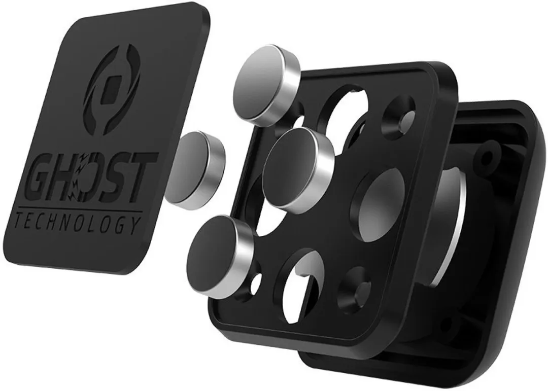 Celly Ghost Fix Magnetische Telefoonhouder - Zelfklevend - 6 Inch - Zwart