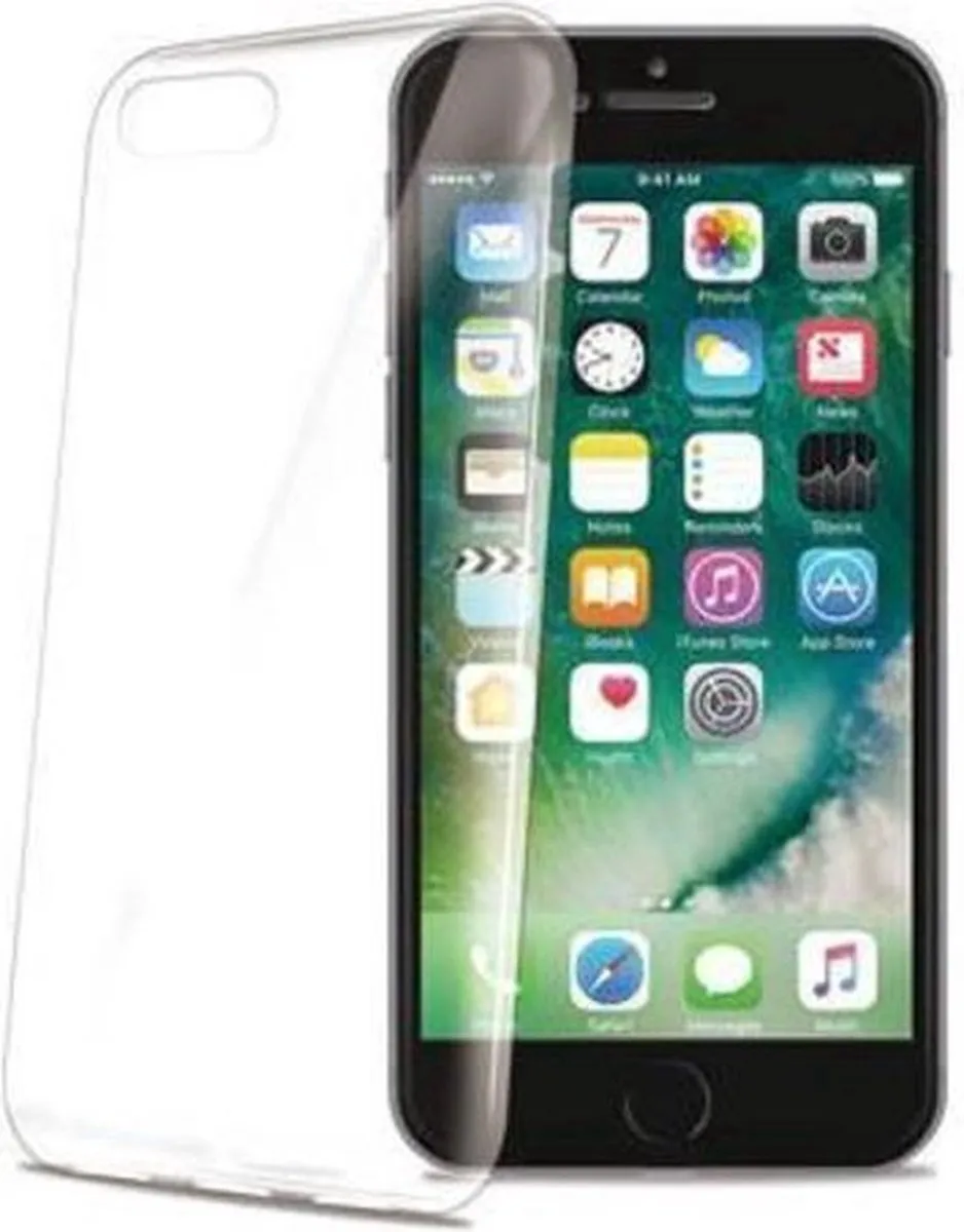 Celly Gelskin Siliconen Hoesje 5721406 - iPhone 8 Plus - Transparant