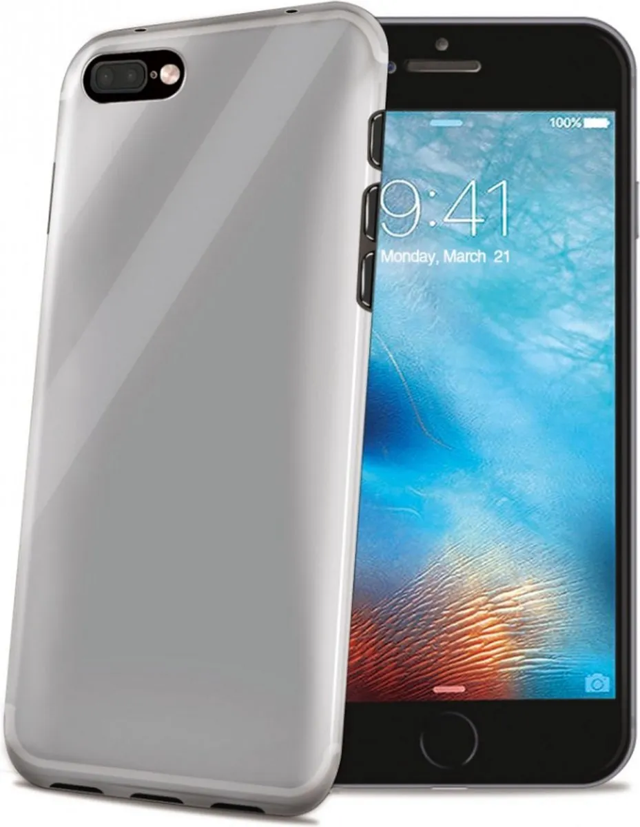 Celly Gelskin Siliconen Hoesje 5721406 - iPhone 8 Plus - Transparant