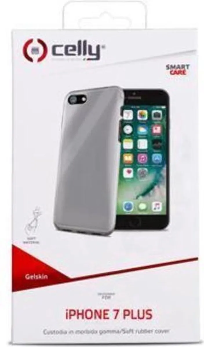 Celly Gelskin Siliconen Hoesje 5721406 - iPhone 8 Plus - Transparant - afbeelding 6 van 6