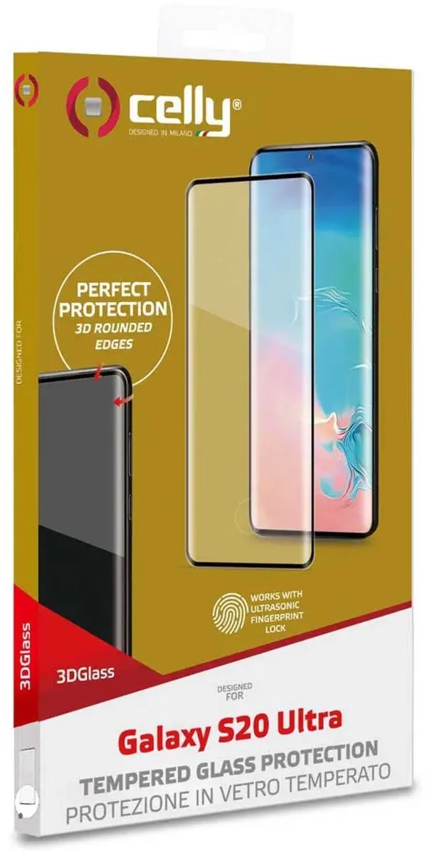 Celly Schermbeschermer Samsung Galaxy S20 Ultra - 1 Stuk