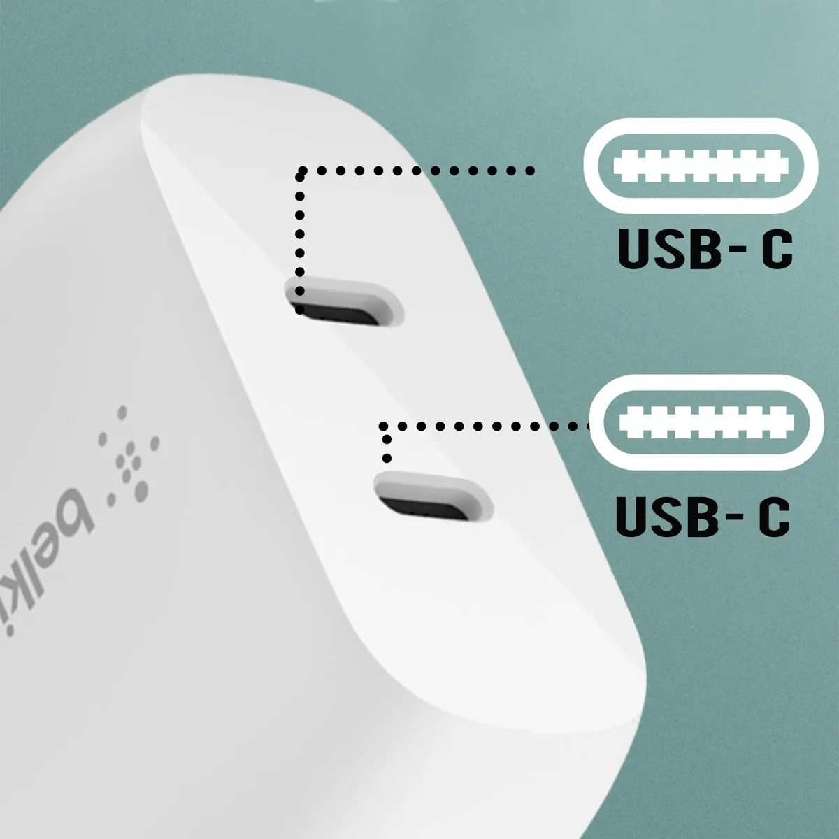 Belkin Boost Charge USB-C PD Wandlader 40W - Wit
