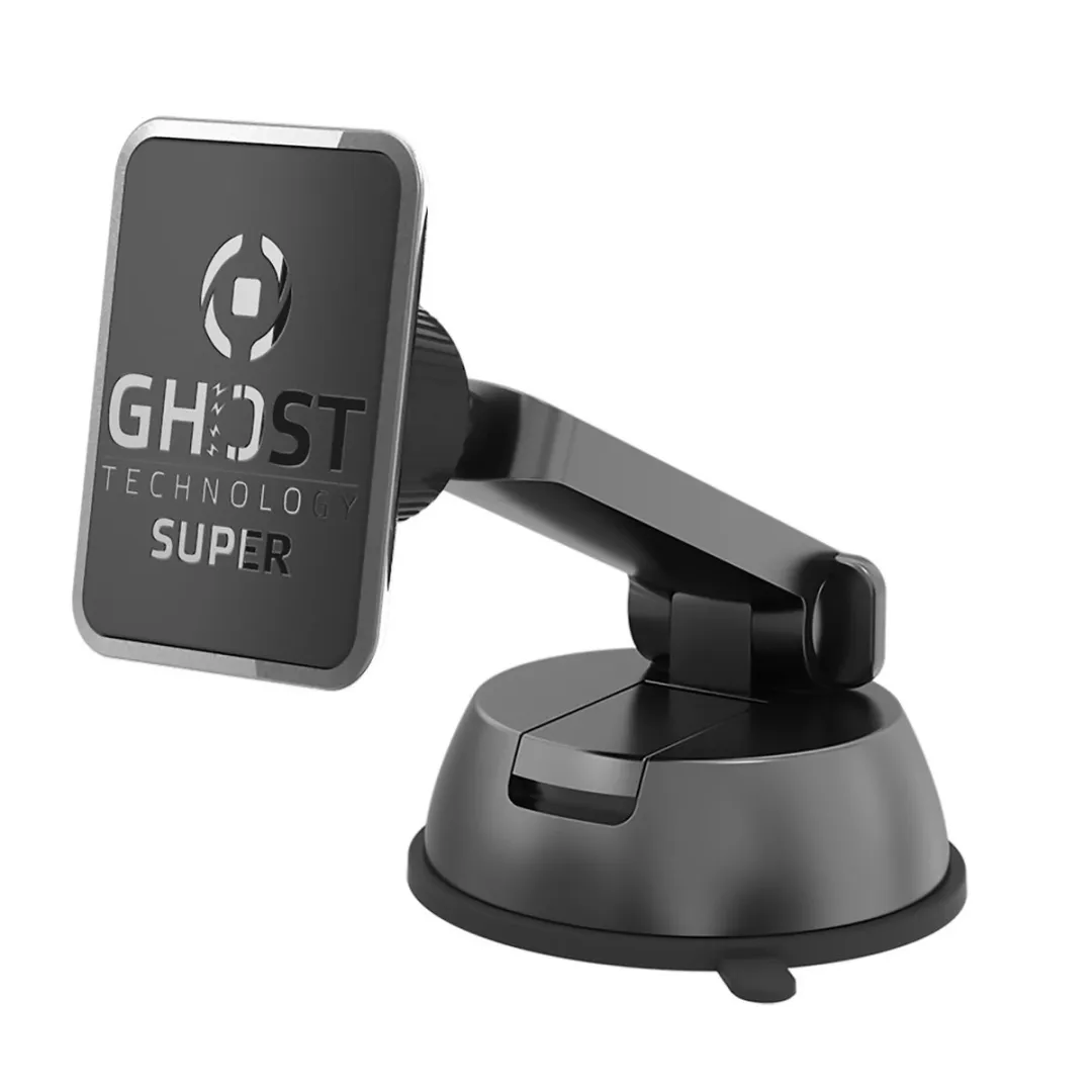 Celly GHOSTSUPERDASH Magnetische Telefoonhouder - 360° Draaibaar - Zwart