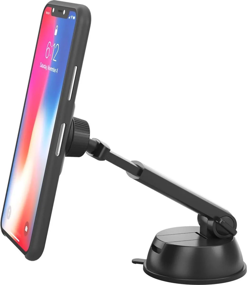 Celly GHOSTSUPERDASH Magnetische Telefoonhouder - 360° Draaibaar - Zwart