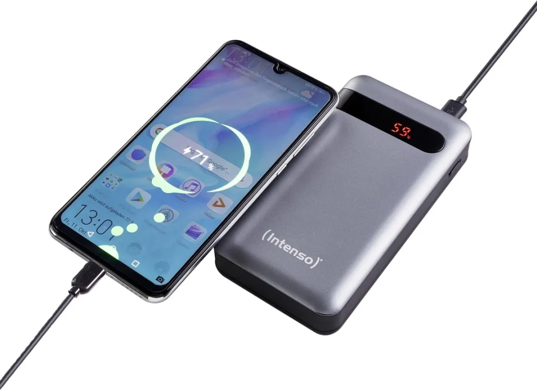 Intenso Powerbank PD20000 20000mAh - 3 Outputs - Antraciet