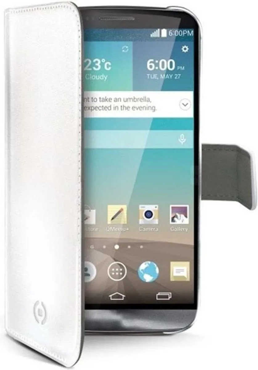 Celly LG G3 Wally Folio Case WALLY418WH
