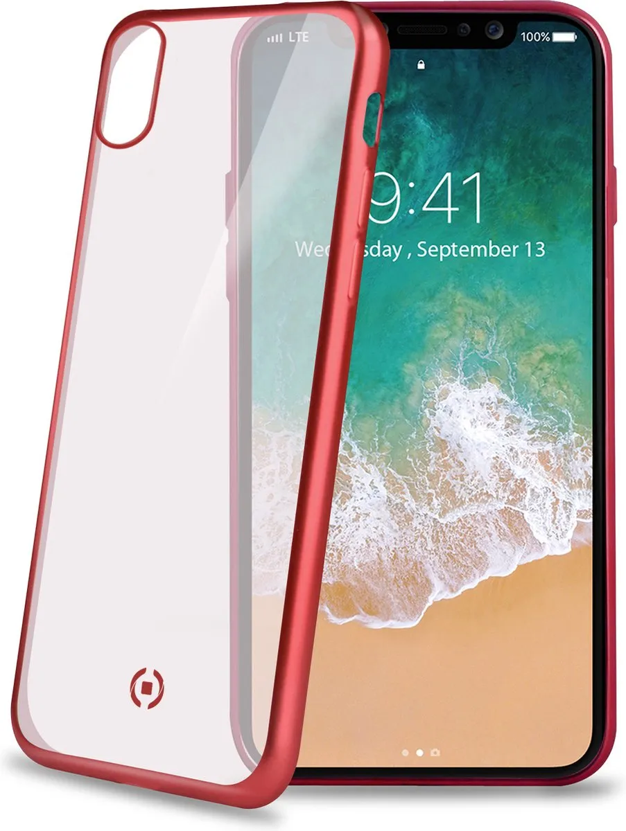 Celly Beschermhoes Laser Matt iPhone X/Xs