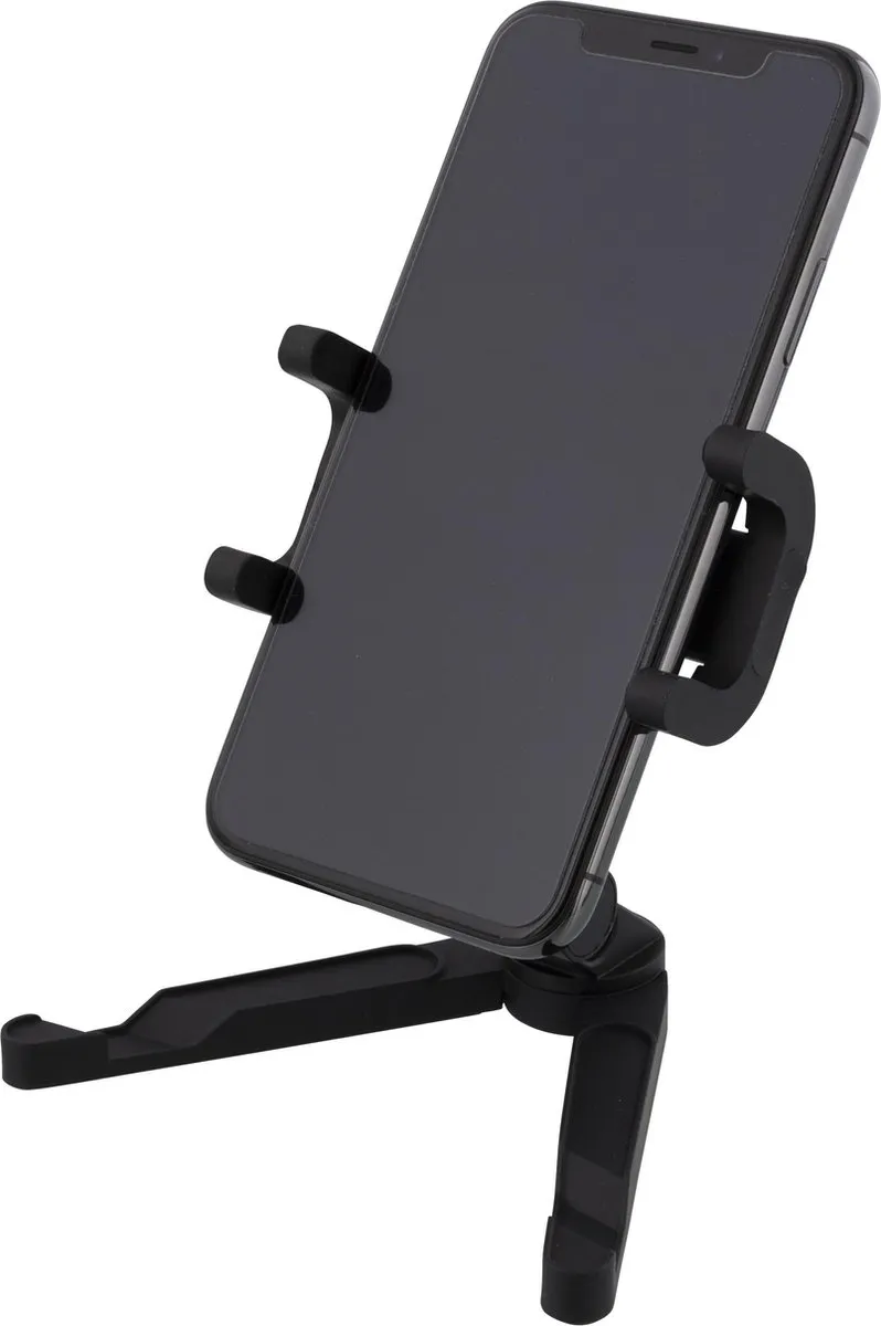 Deltaco ARM-269 Universele Smartphonehouder - 360° Rotatie - Zwart