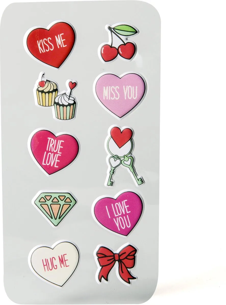 Celly 3D Stickers Harten