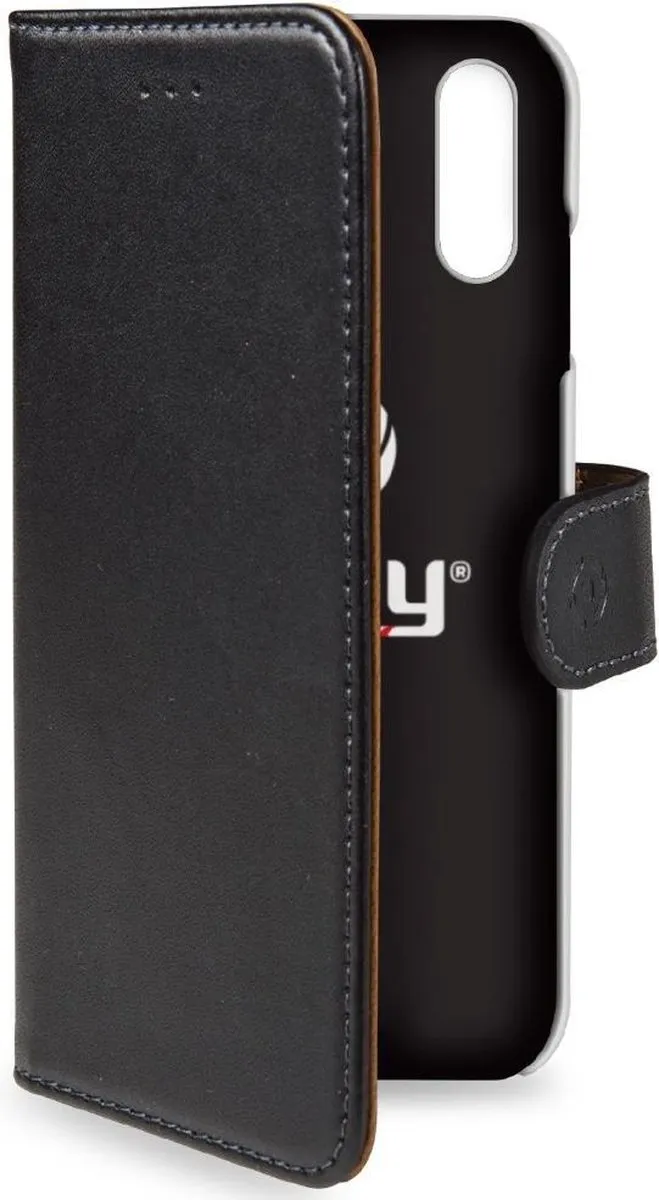 Celly Boekmodel Hoesje iPhone XS Max - 3 Pasjes - Zwart