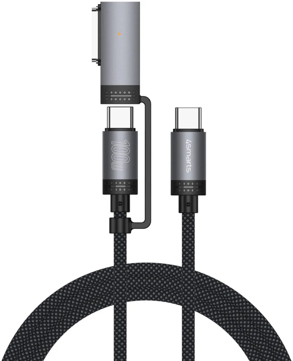 4Smarts MagSafe 3 Adapter USB-C Kabel 100W 2m