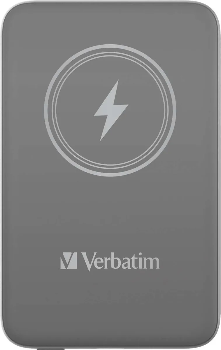 Verbatim Inductie Powerbank 15W 10000mAh - Grijs
